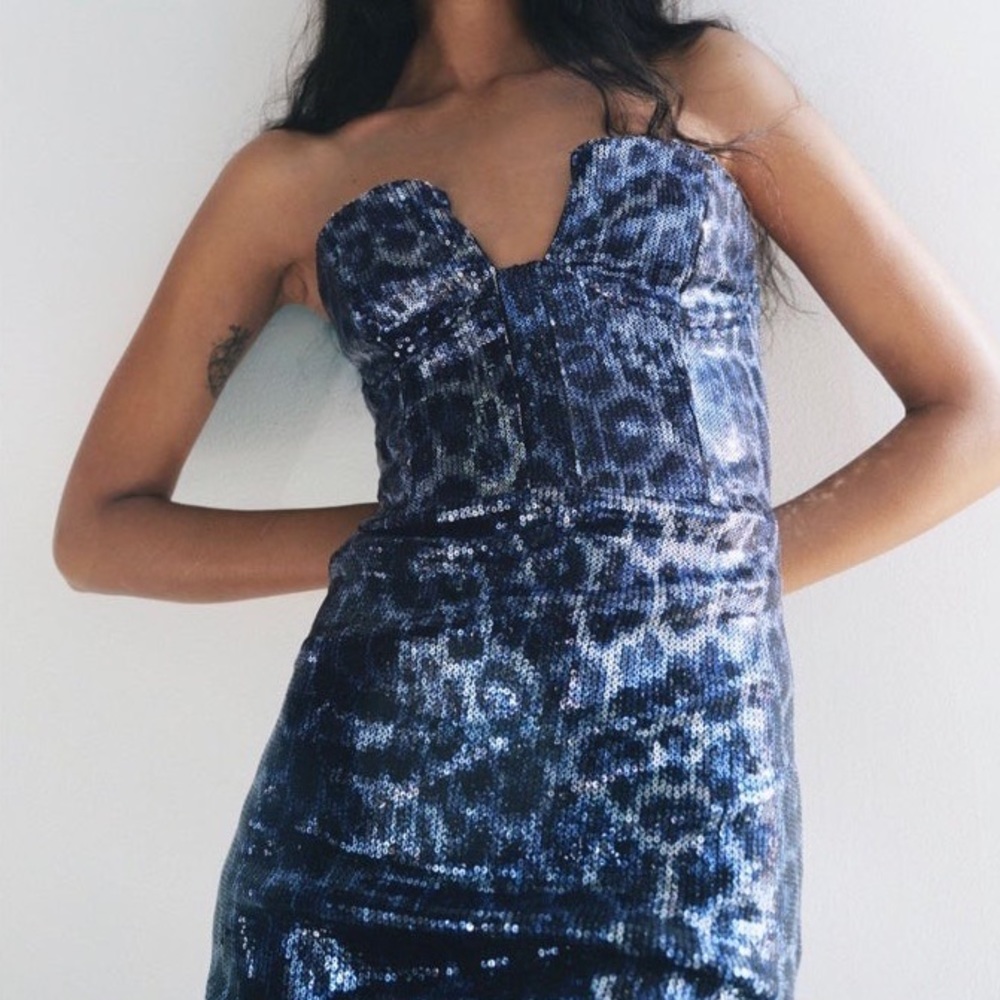 Zara mini sequin dress
